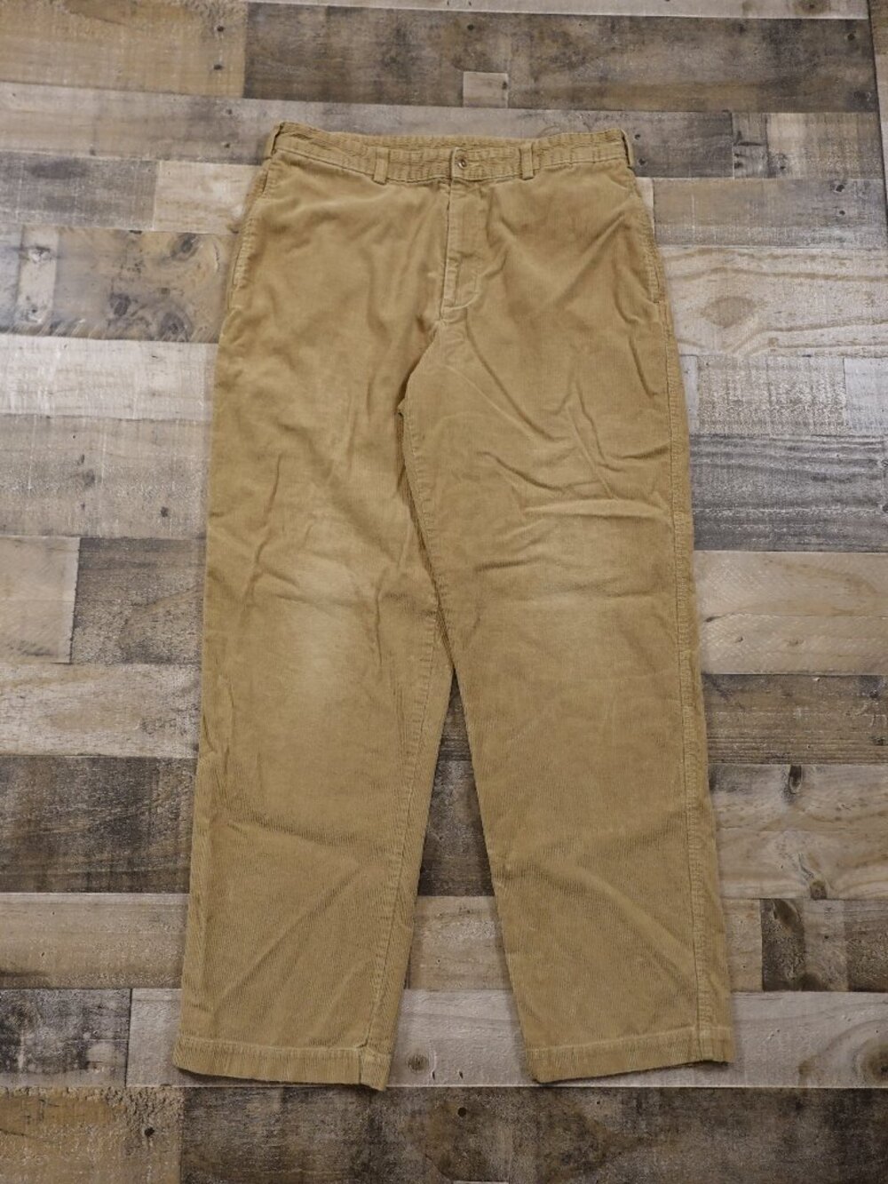 Brooks Sport Corduroy Pants Men’s 36x32 Tan Khaki Cotton Straight Leg